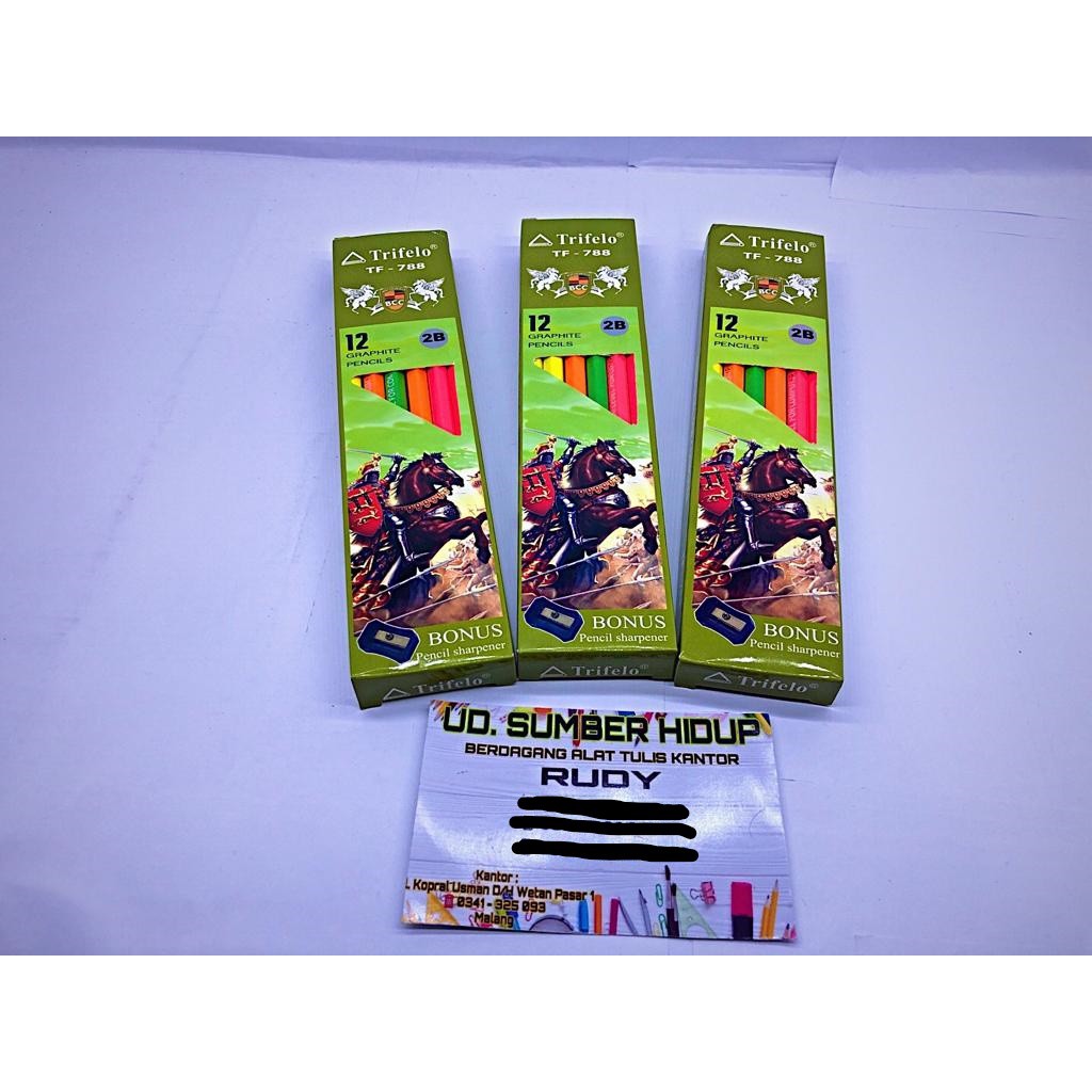 

Pensil Trifelo 2B (TF-788), Harga perlusin isi 12 pcs