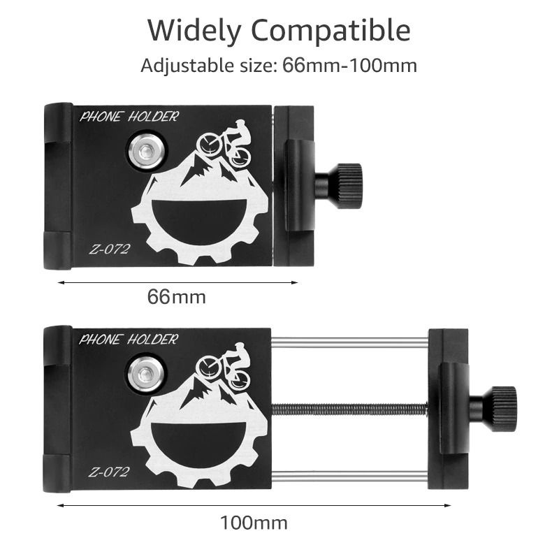 Holder HP Motor full besi keseluruhan besi original oncebok Handphone Metal Sepeda Holder Universal bayar ditempat