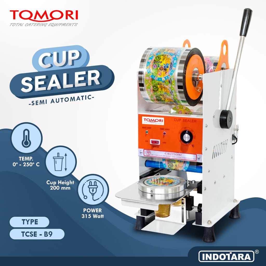 Mesin Cup Sealer / Mesin Press Gelas Plastik Tomori - TCSEB9