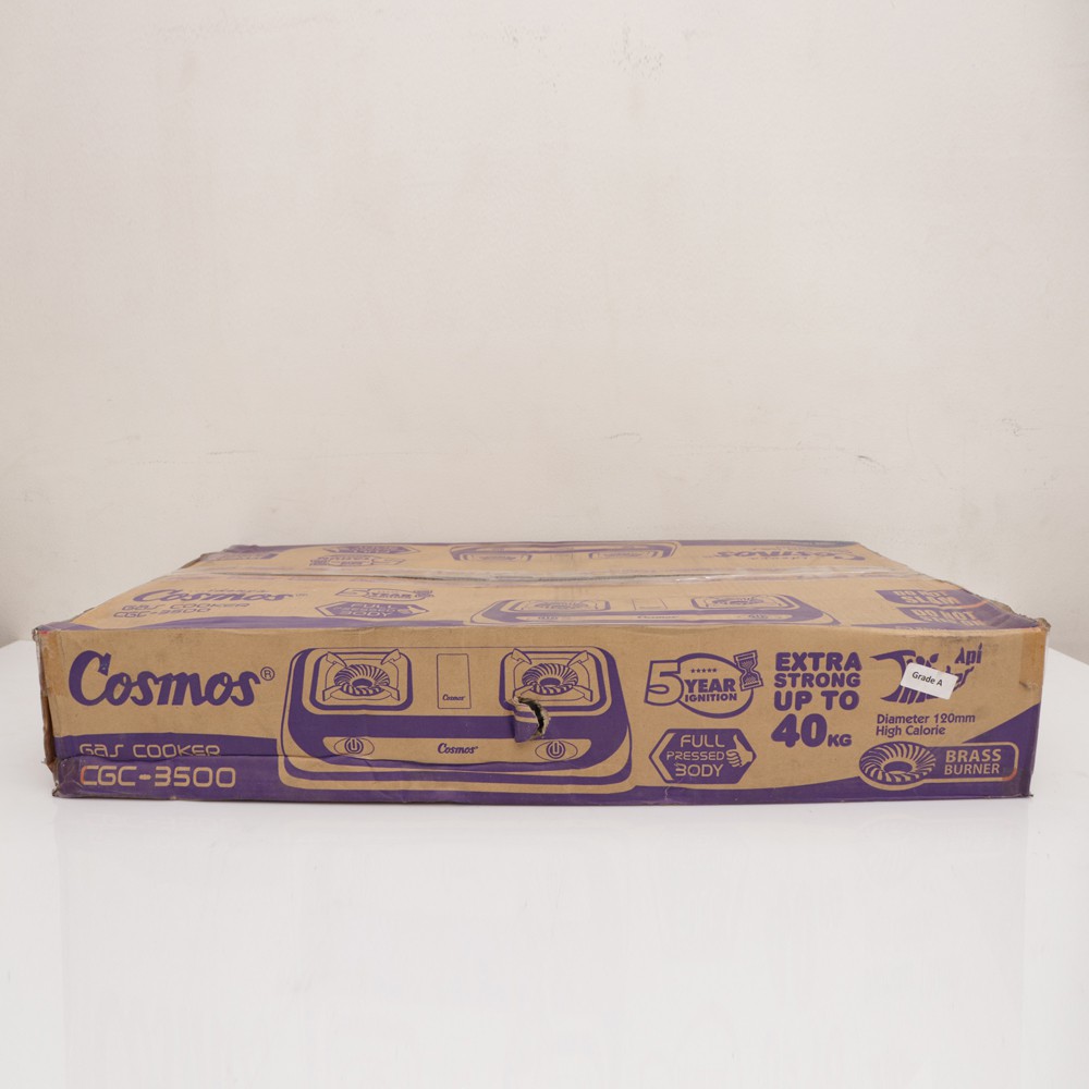 Cosmos Kompor Gas CGC-3500 - Two Burner Gas Cooker [ CUCI GUDANG ]