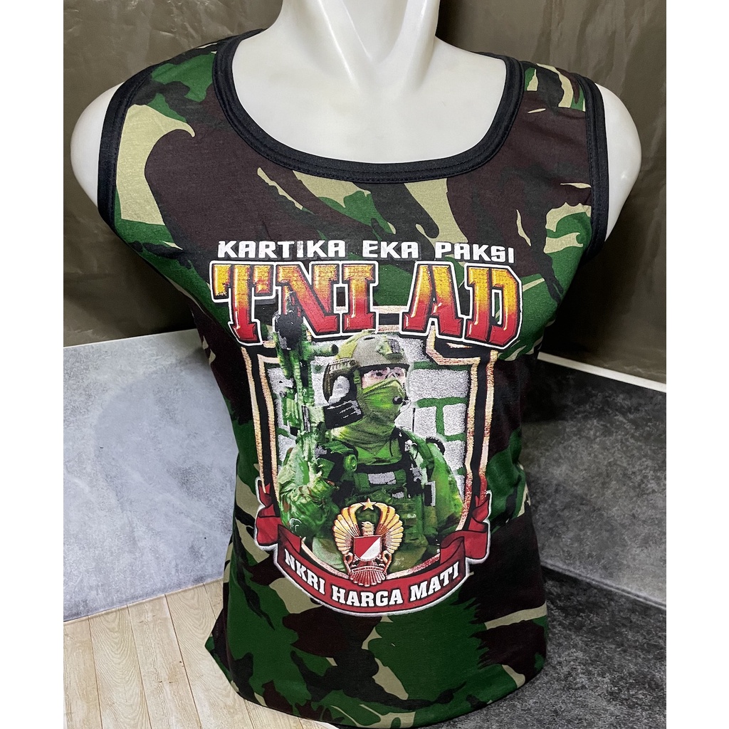 Singlet Loreng Malvinas - Ekapaksi (Orang)| Singlet Army | Singlet Loreng TNI AD