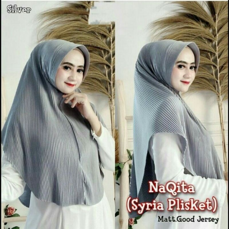 Jilbab Instan Plisket DAILY AUREL Jersey Super Premium