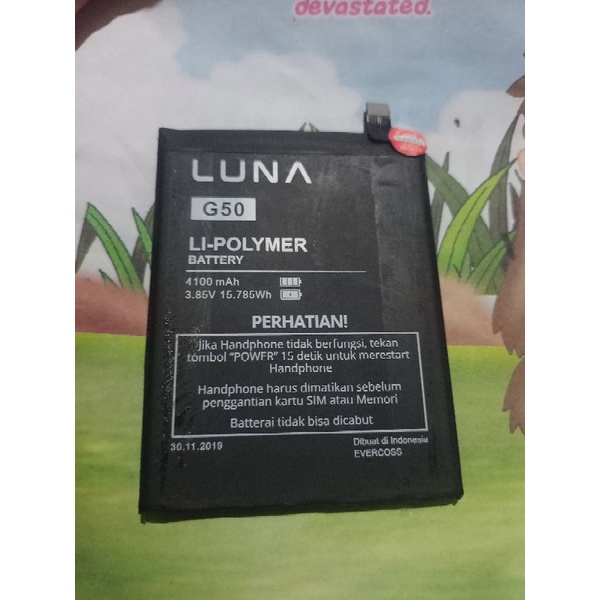 Baterai Luna Simo G50 Ori Copotan HP