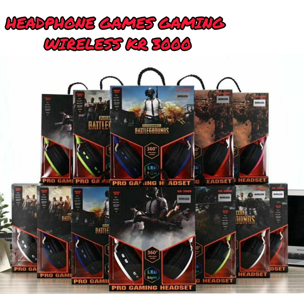 Promo Murah Headphone Games gaming wireless , KR 3000