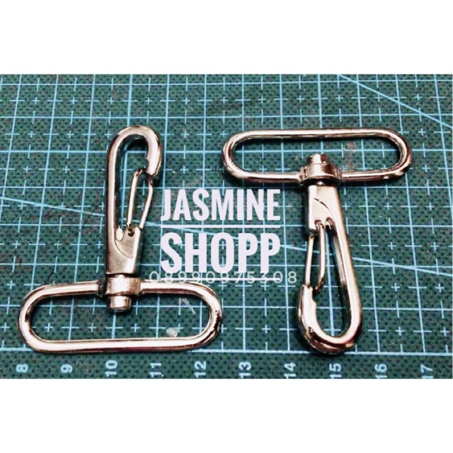 Per 3 pcs Pengait Tas 4cm Nikel Import