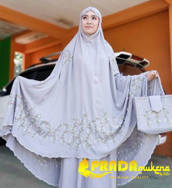 Mukena Tulip 3D Rayon Super Grad A