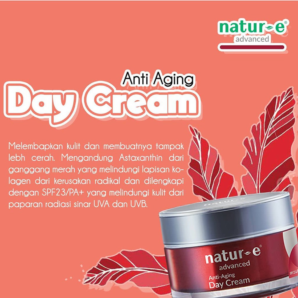 NATUR-E ADVANCED ANTI AGING DAY CREAM &amp; NIGHT CREAM 30GR