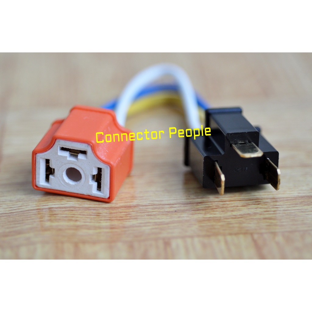 PNP Soket H4 Adaptor Converter Lampu H4 Female ke H4 Male