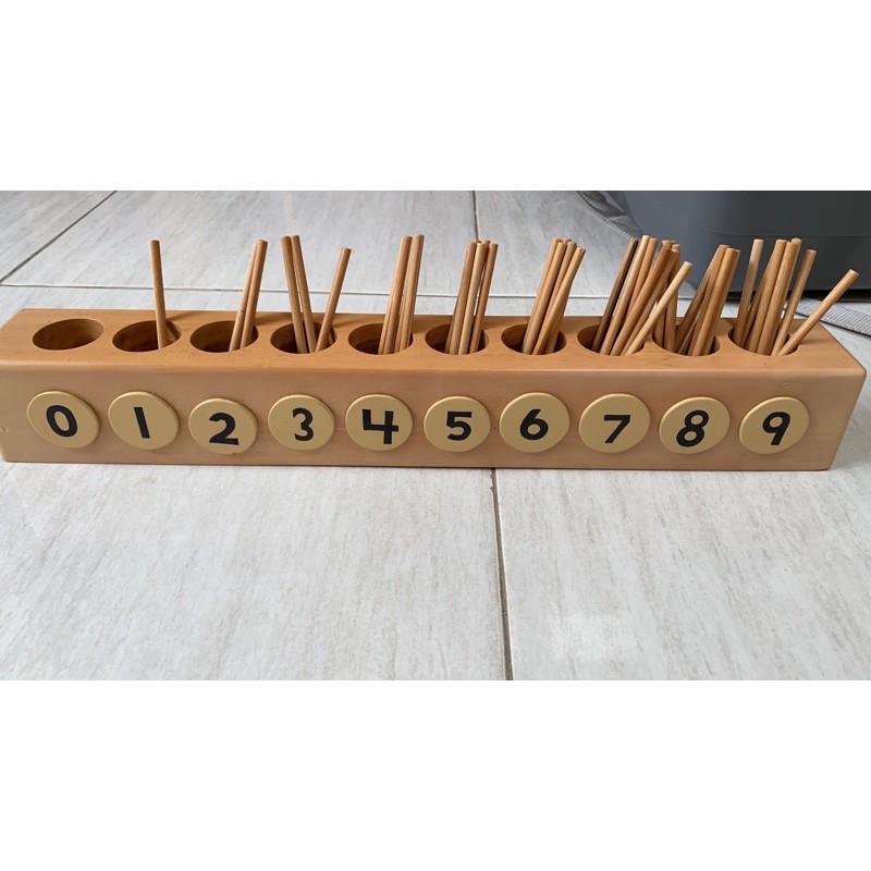 Preloved Material montessori math area