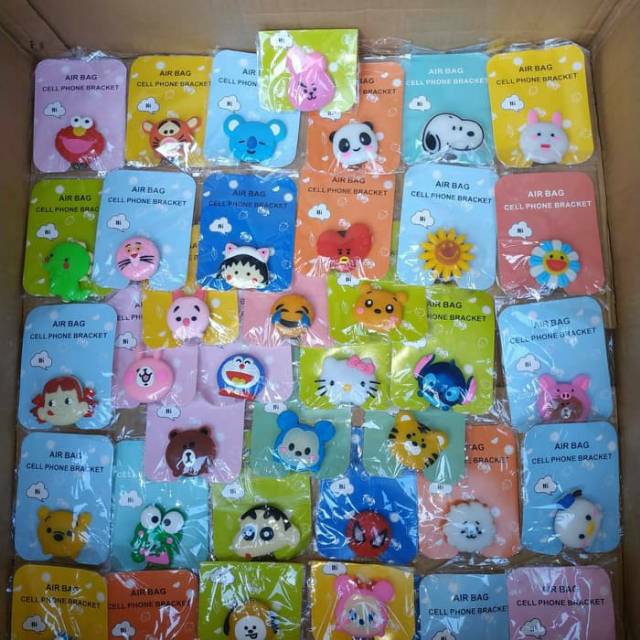 Pop Socket Karakter 3D PopSocket 3D bentuk