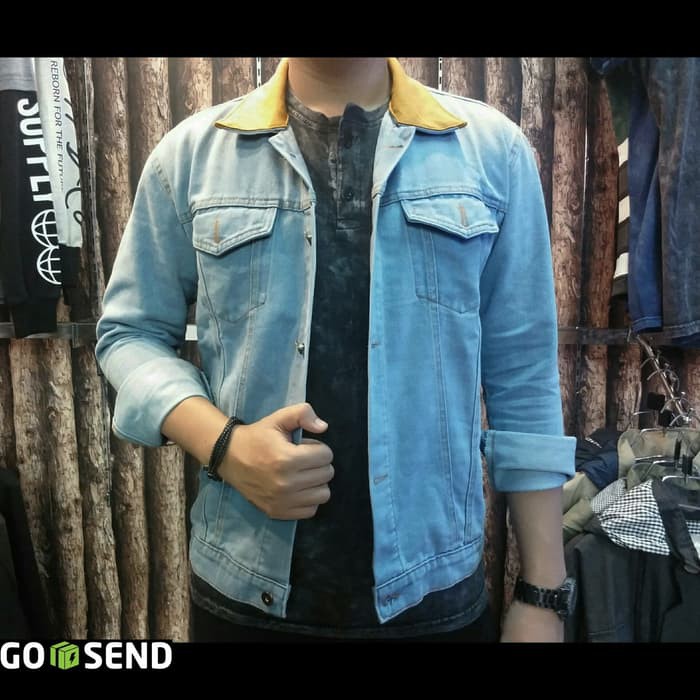 Jaket Dilan | Jaket Jeans Denim High Quality - Bir FASHION DISTRO COWOK CEWEK GAYA TERBARU ABG T5M0
