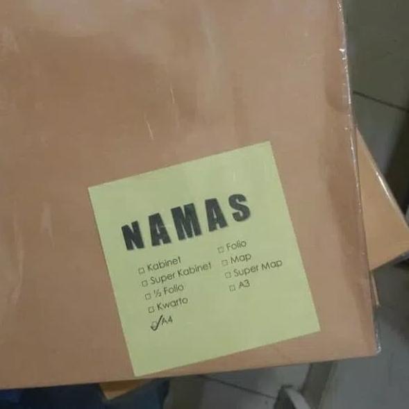 

☜ Amplop Coklat kuarto kwarto polos Namas / tricom ۝