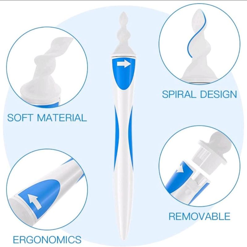 Korek Kuping / Pembersih Kotoran Telinga Smart Swab Karet Lembut