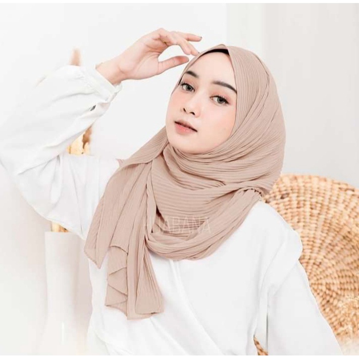 Pasminah Plisket / Kerudung Plisket Pasminah / Plisket kerudung / Kerudung Segi Panjang Plisket / Plisket Kerudung Plisket Segi Panjang