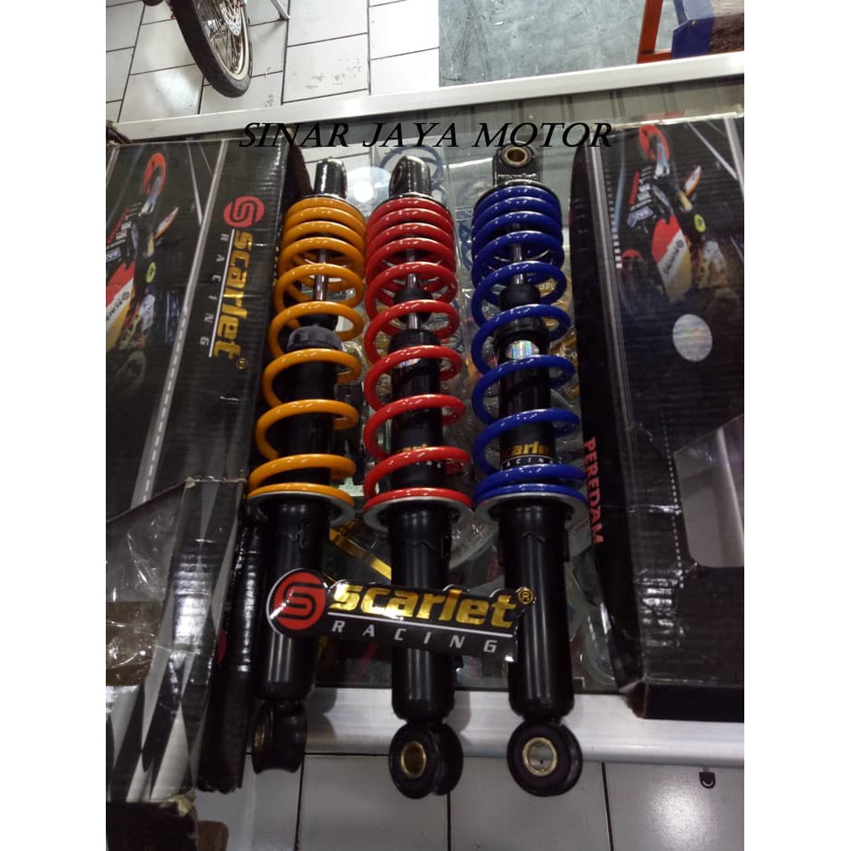 Shock Breaker /Shockbreaker Scarlet JT D-11 Racing 360 Merah, Kuning, Biru