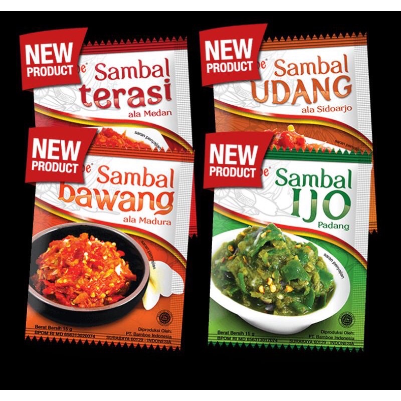 

sambal bamboo/ sambal bawang / sambal ijo/ sambal terasi