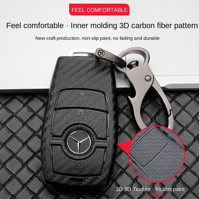 Casing Kunci mercedes Untuk mercedes w211 W202 W203 w204 W205 key cover Untuk mercedes Benz w204 Aksesoris