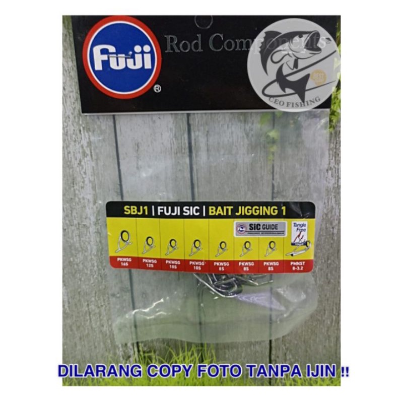 RING FUJI GUIDE SET SIC JIGGING | POPPING