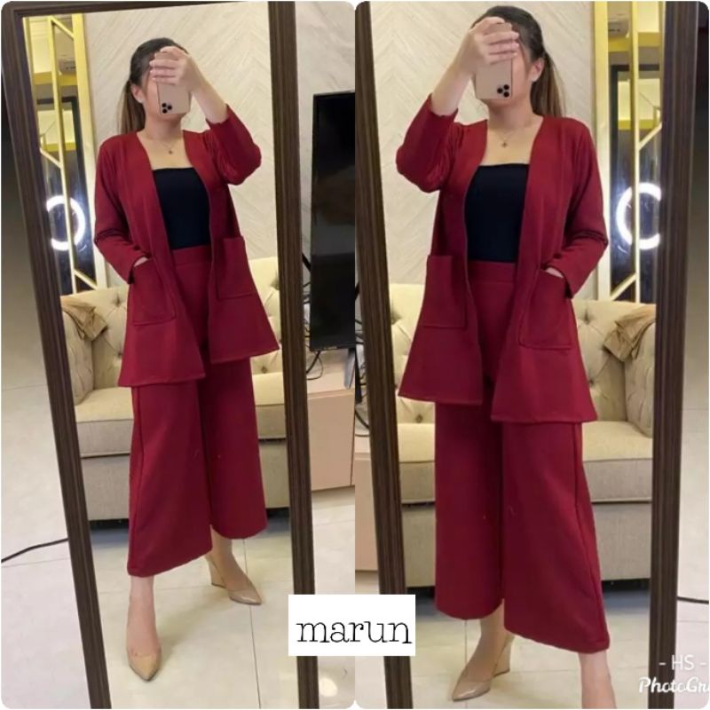 STELAN BLAZER KIMBER SCUBA HALUS/SET BLAZER/BLAZER/STELAN