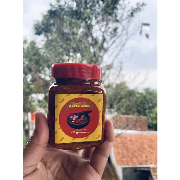 

Sambel tongkol 200gr/Sambel pedas/Sambel dapur ambu/dapur ambu aisyi