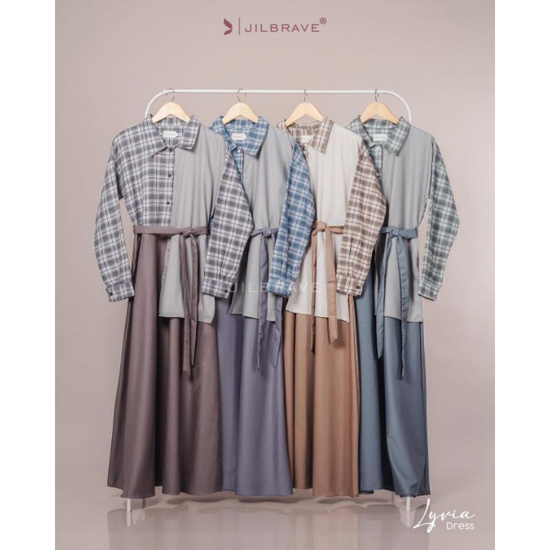Lyvia dress by Jilbrave original terbaru
