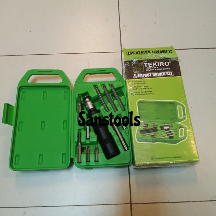 obeng ketok putar / obeng ketok set TEKIRO 11PCS JAPAN