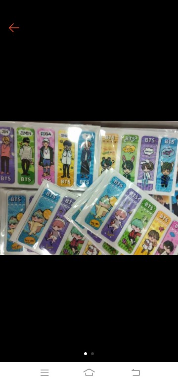 Pembatas Buku Bts Kekinian Isi 100 Pcsgrosir