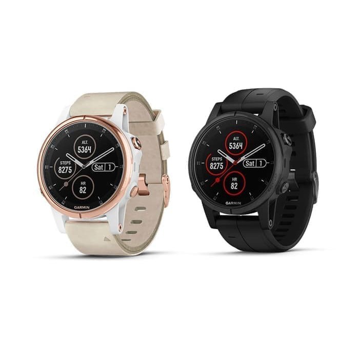 Promo GARMIN Fenix 5S Plus Smartwatch Sapphire Black & Sapphire Rose Gold Murah
