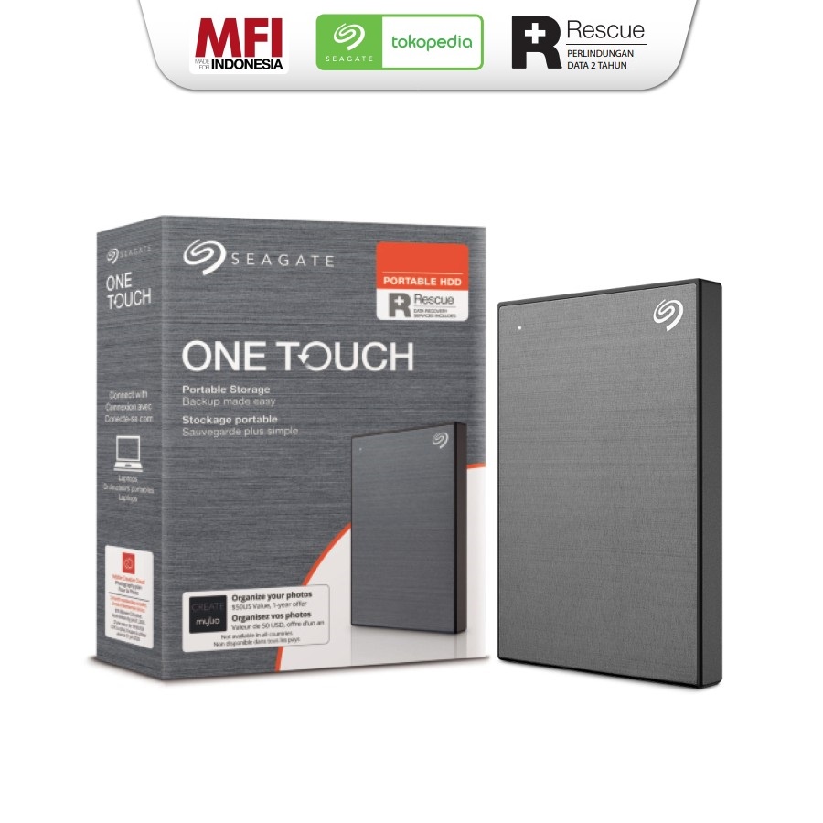 Seagate One Touch 1TB - HDD HD Hardisk Eksternal USB 3.2