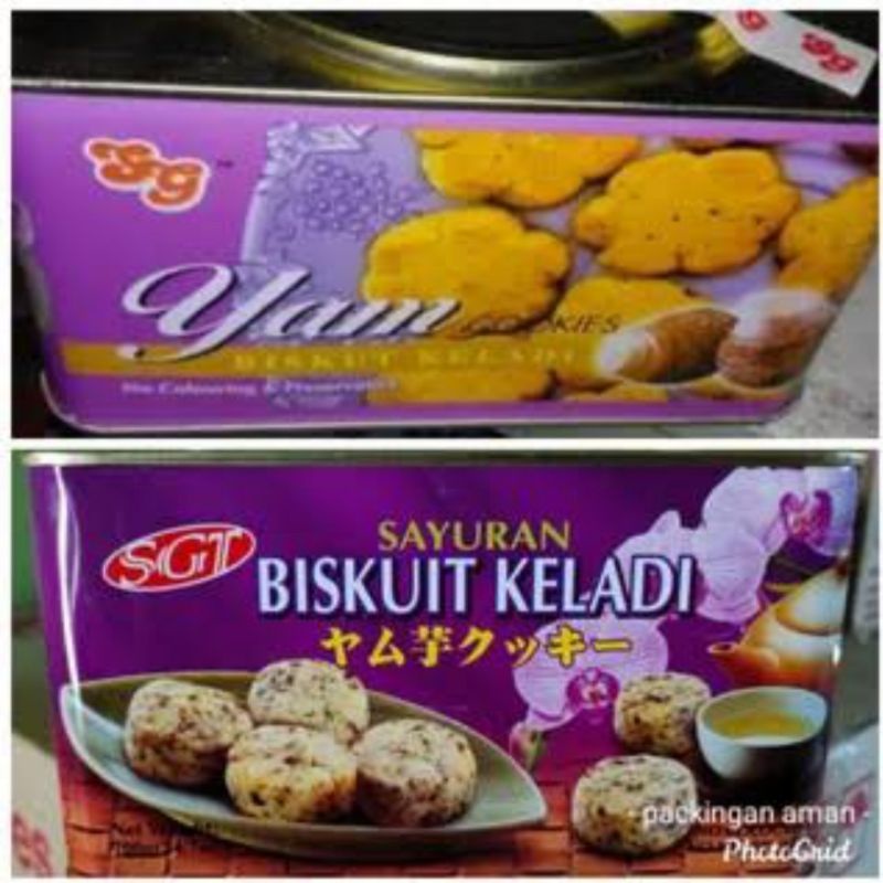 Roti Keladi Kaleng Cookies Yam SG Produk Ori Malaysia