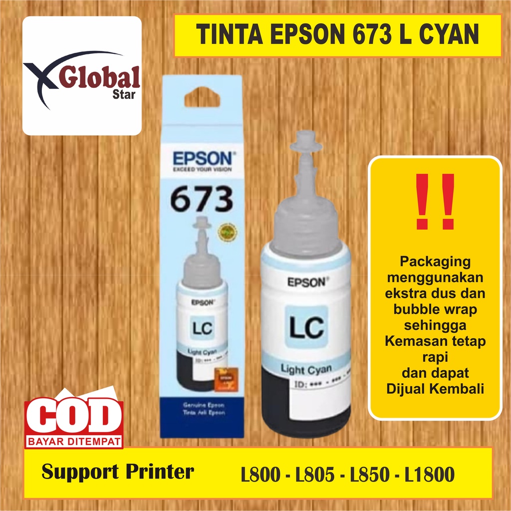 Tinta Epson 673 PREMIUM(COMPATIBLE) for Printer L800 L805 L810 L1800