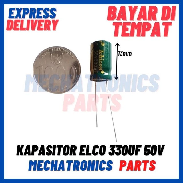 [PAS-9654] KAPASITOR ELCO 330UF 50V ICHICON