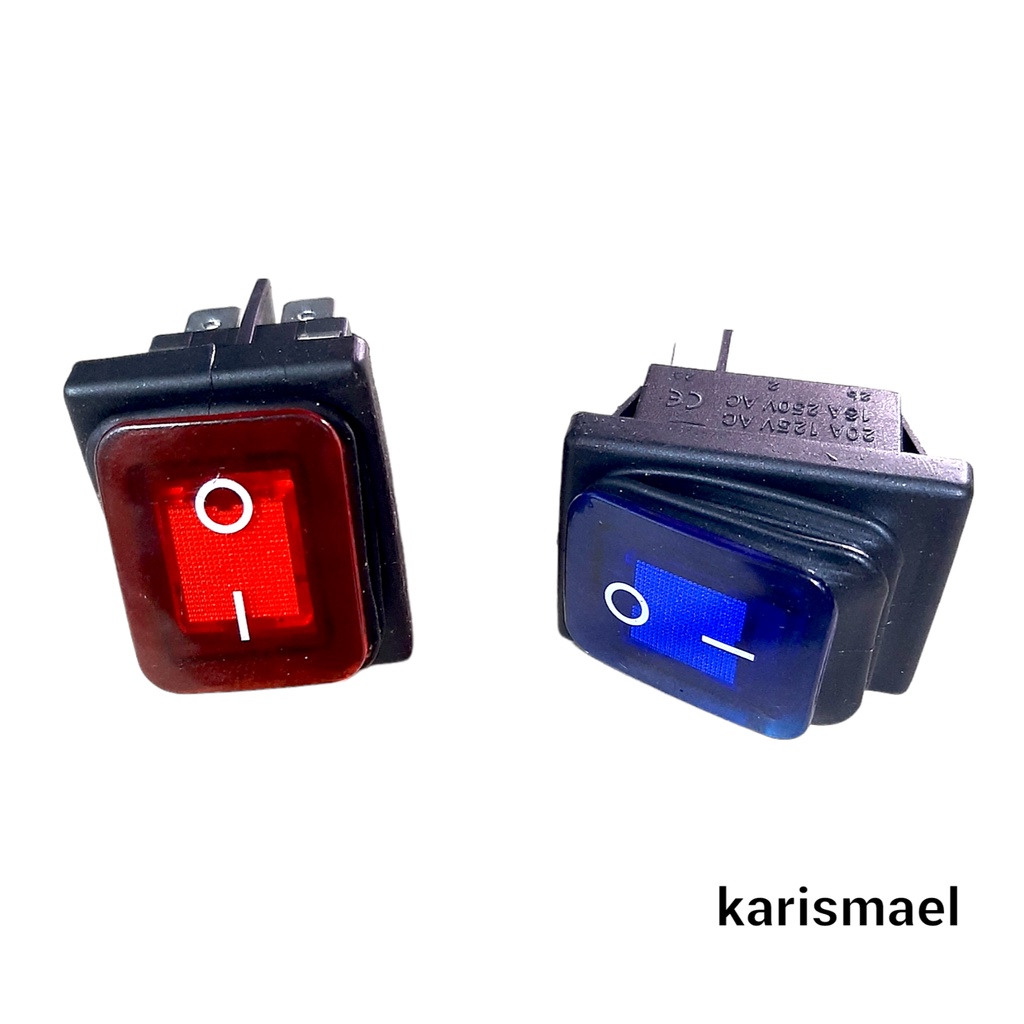 SAKLAR LAMPU BESAR ON - OFF 4 PIN - 20A / SWITCH LAMPU BESAR ON KEDAP 4 KAKI