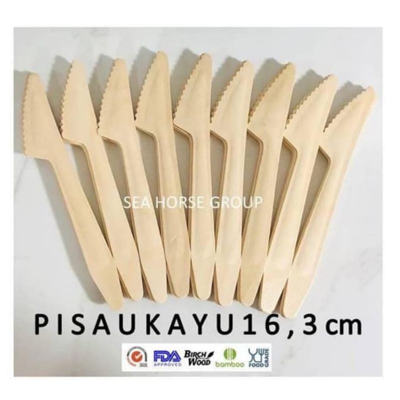 PISAU KAYU 16,3 cm serat halus HIGH QUALITY &amp; non TOXIC