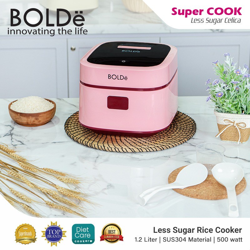 Rice Cooker BOLDe Super Cook Less Sugar Celica Magic Com Penanak Nasi