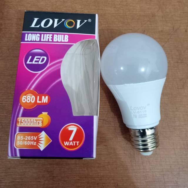 Lampu Led Bulb 7 Watt Lovov