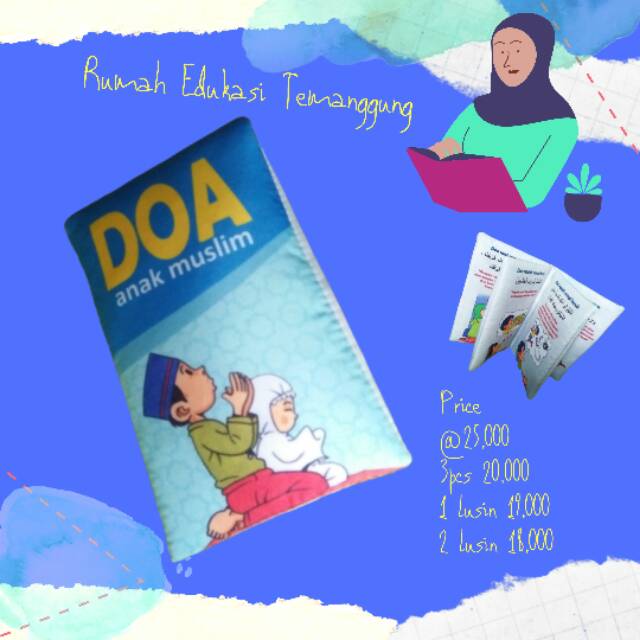 Edukasi Buku Bantal Doa Anak Muslim