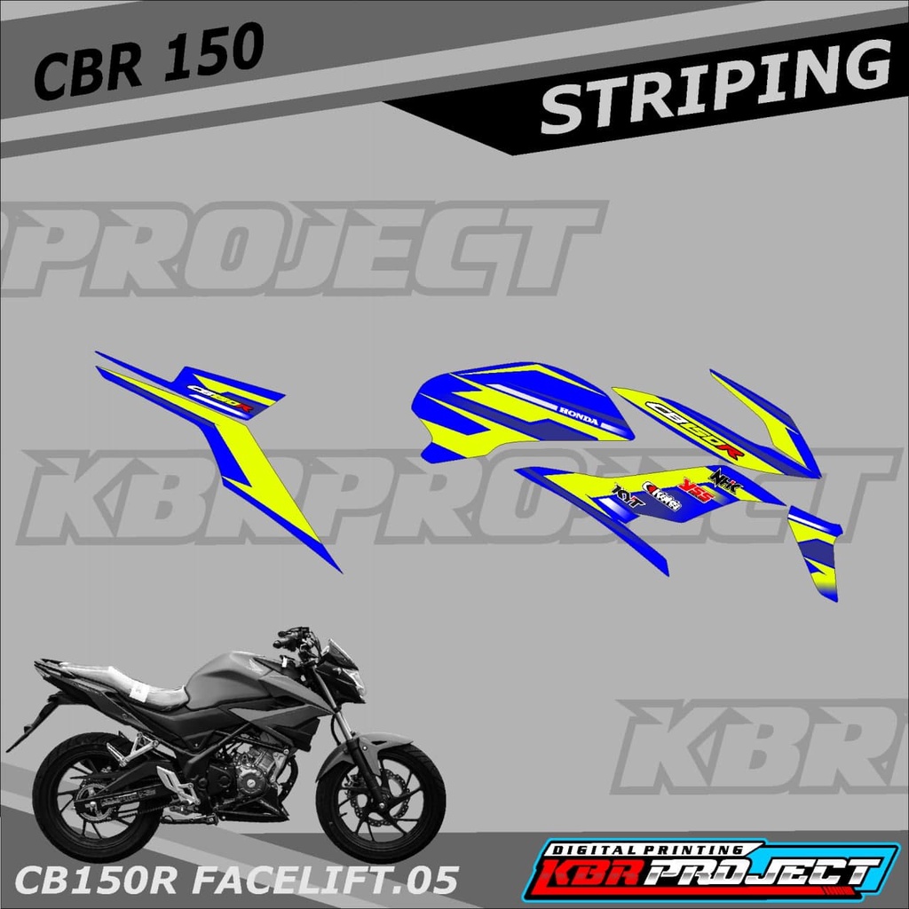 (COD) STRIPING CB 150 R FACELIFT DESIGN.KBR - STRIPING CB 150 R FACELIFT.05