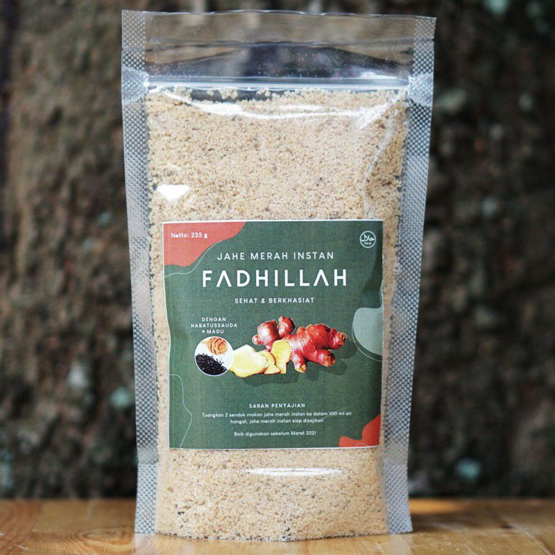 

Fadhillah Herbal - Jahe Merah Instan 235 gr - Jahe herbal - Jahe asli bubuk