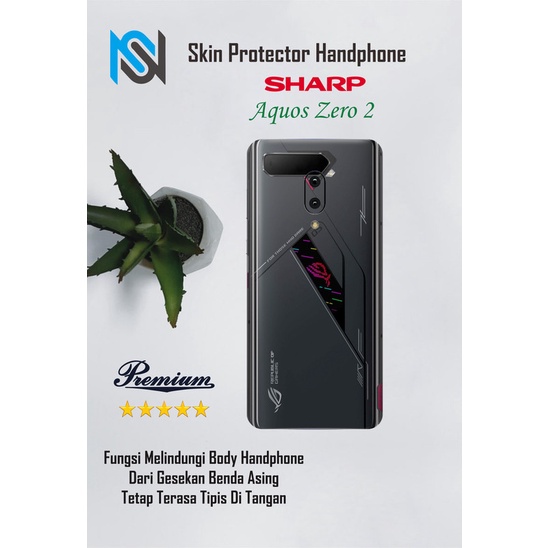 Isi 2pcs Garskin Hp Sharp aquos Zero 2 Motif rog - Free Custom Motif