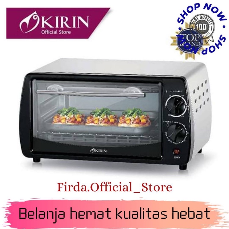 Kirin Oven KBO 90M Oven listrik / KBO 90M - Abu-abu [9 L] DIJAMIN 100% ORI