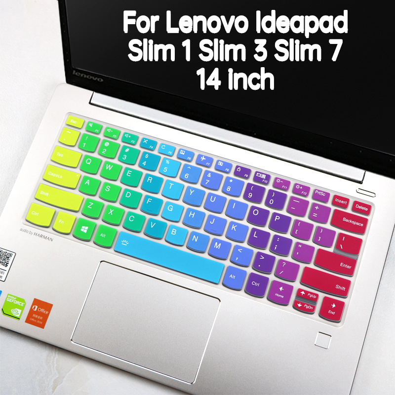 Lenovo Ideapad Slim 1 / 3 / 7 / 14 &quot;Pelindung Keyboard Wireless Bahan Tpu Kualitas Tinggi