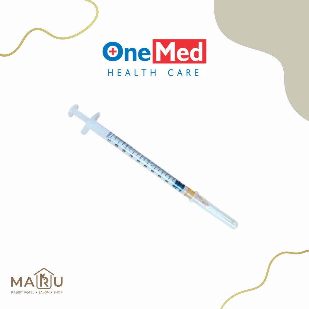 Jual Onemed Spuit Ml Suntikan Ml Disposable Syringe Ml Shopee