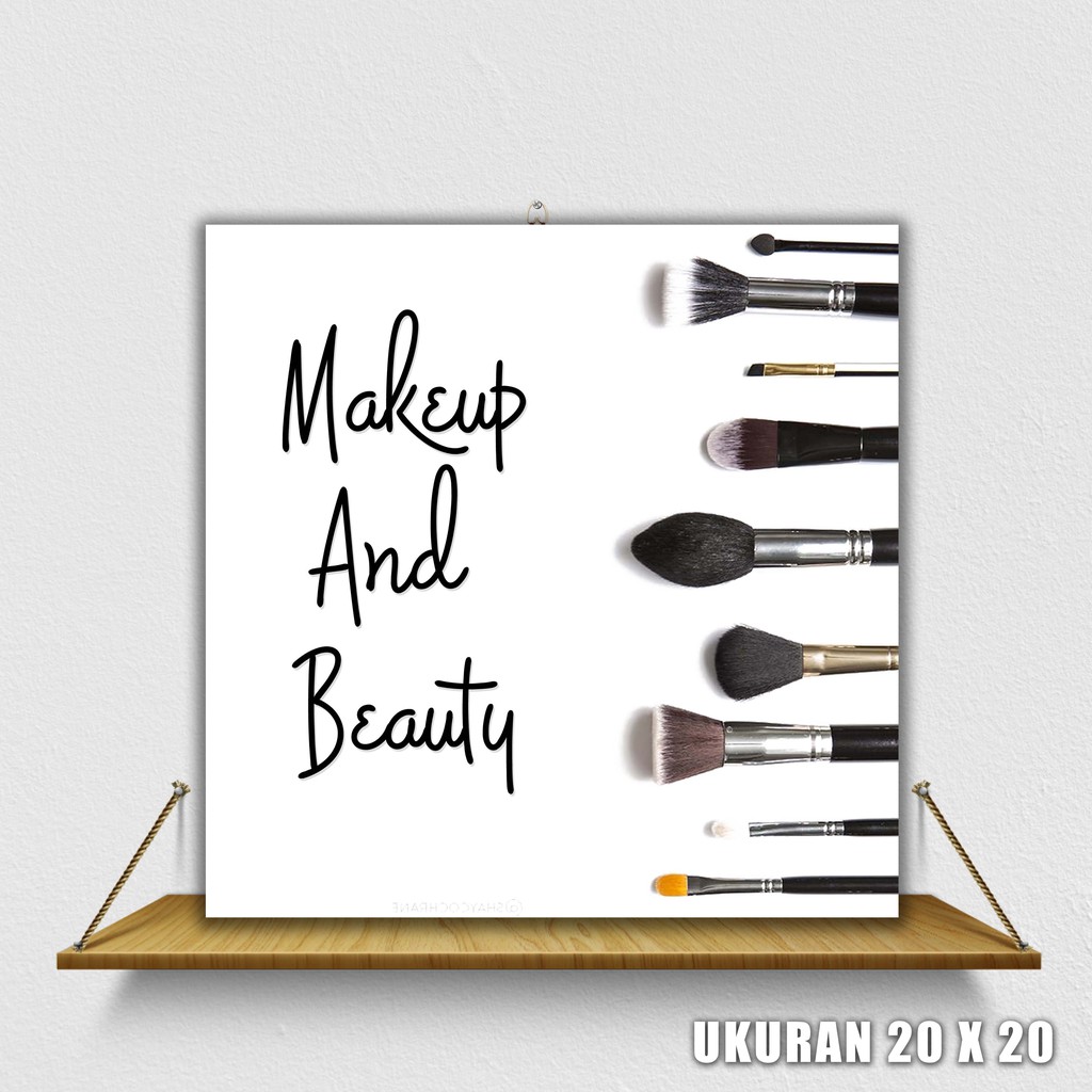 Hiasan Dingding Walldecor  Dekorasi Rumah >wakeup And Makeup<