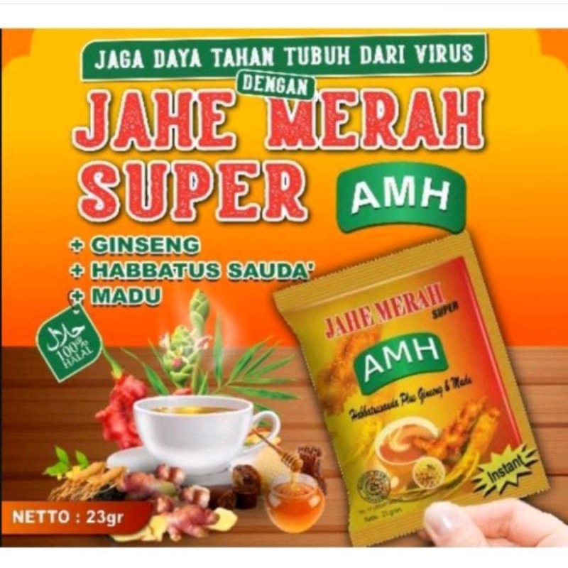 

promo minuman instan jahe merah amh 1 pcs