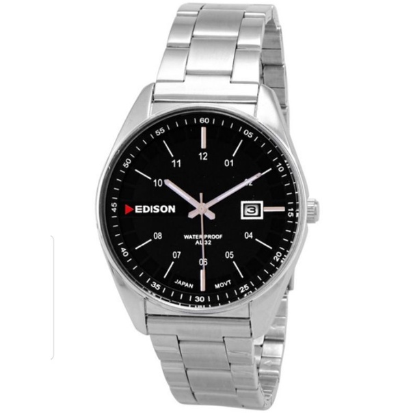 Jam Tangan Edison AR EG 252 R Tanggal Waterproof Japan Movement