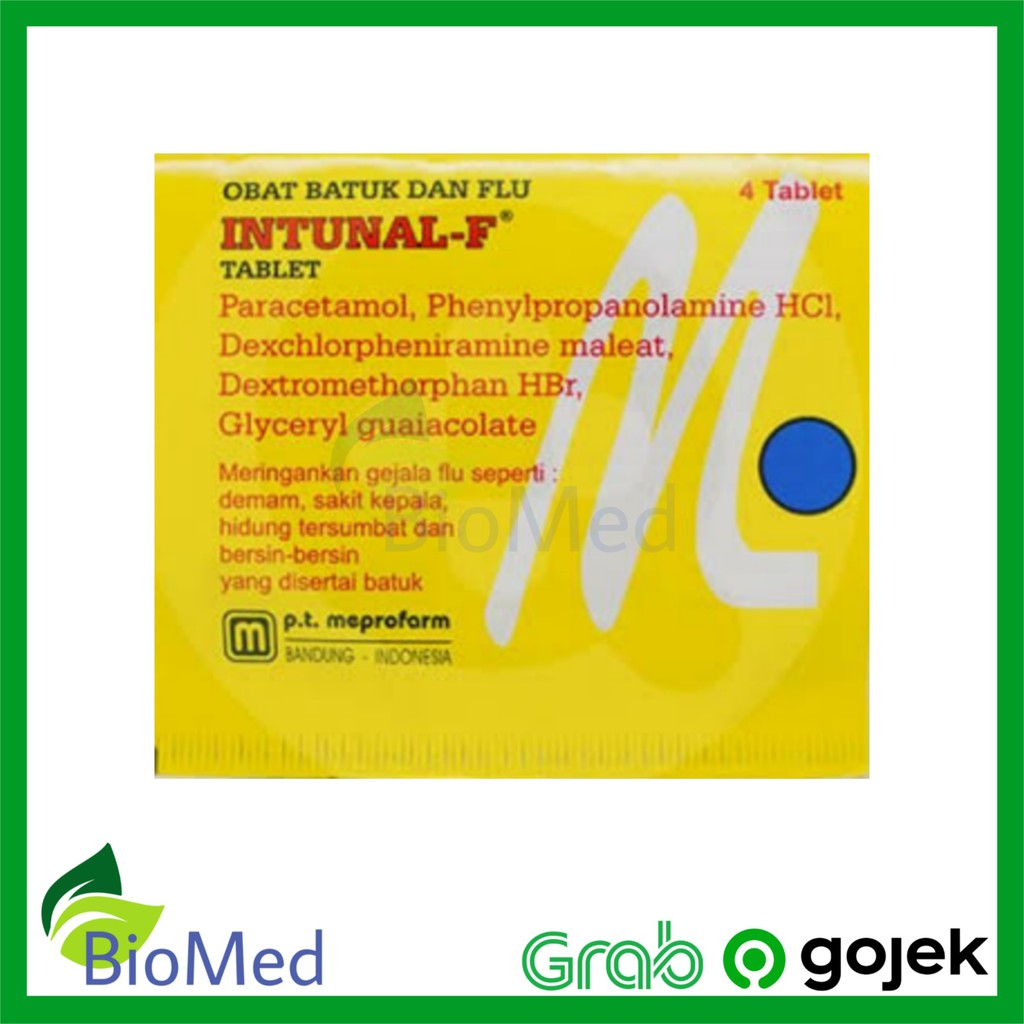 INTUNAL TABLET - Obat Pusing Flu Batuk Pilek Demam