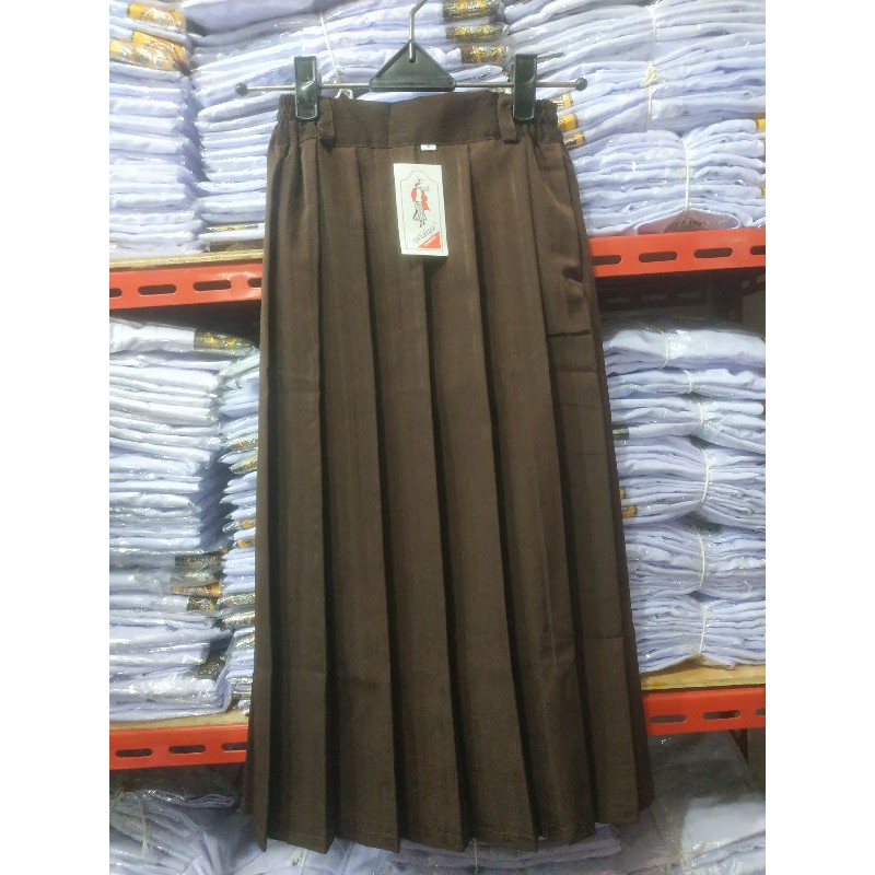 Rok SD Lipat Keliling (Rempel) Bahan Sanwos/ Twist