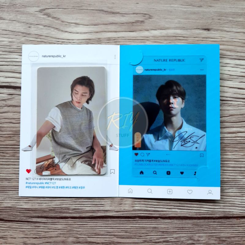 Nature Republic x NCT 127 PC Johnny