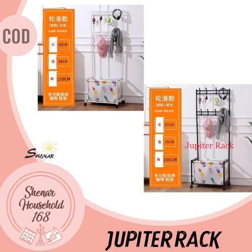 SHENAR - JUPITER RACK STAND HANGER SINGLE 3 LAYER RAK GANTUNGAN SERBAGUNA RODA  RAK GANTUNG ADA RODA GANTUNGAN BAJU - BISA COD